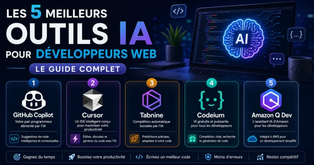 meilleurs outils IA pour développeurs web