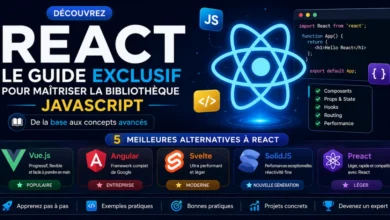 Architecture moderne React 2026 avec Server Components et écosystème JavaScript