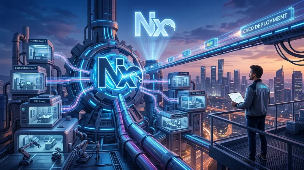 Nx: The Ultimate Guide to Supercharge Your JavaScript Projects in 2026 (Monorepo, CI/CD & More) 3 NX monorepo