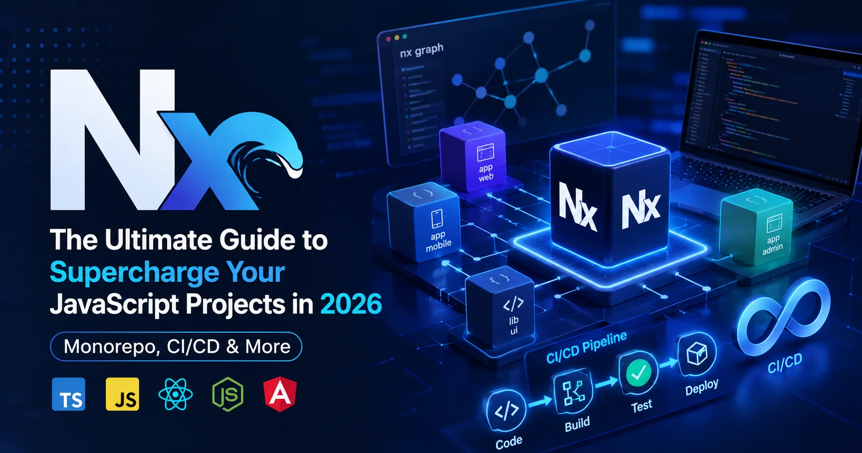 Nx: The Ultimate Guide to Supercharge Your JavaScript Projects in 2026 (Monorepo, CI/CD & More) 1 Nx Guide