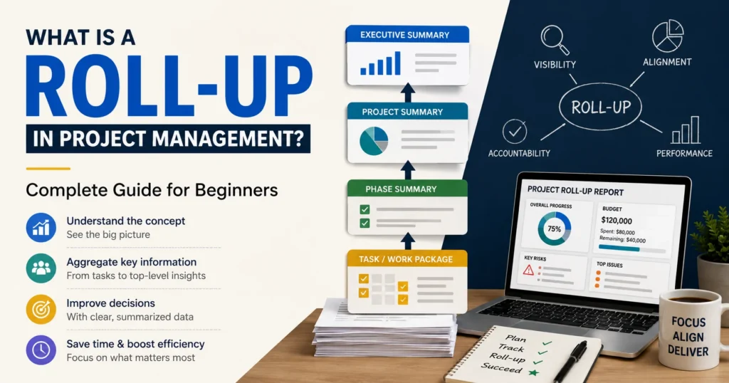 What Is a Roll-Up in Project Management? Complete Guide for Beginners with 5 Tools Comparaison 2 Roll-Up