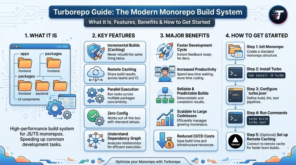 Turborepo Guide: What It Is, Features, Benefits & How to Get Started in 2026 2 Turborepo Guide Features