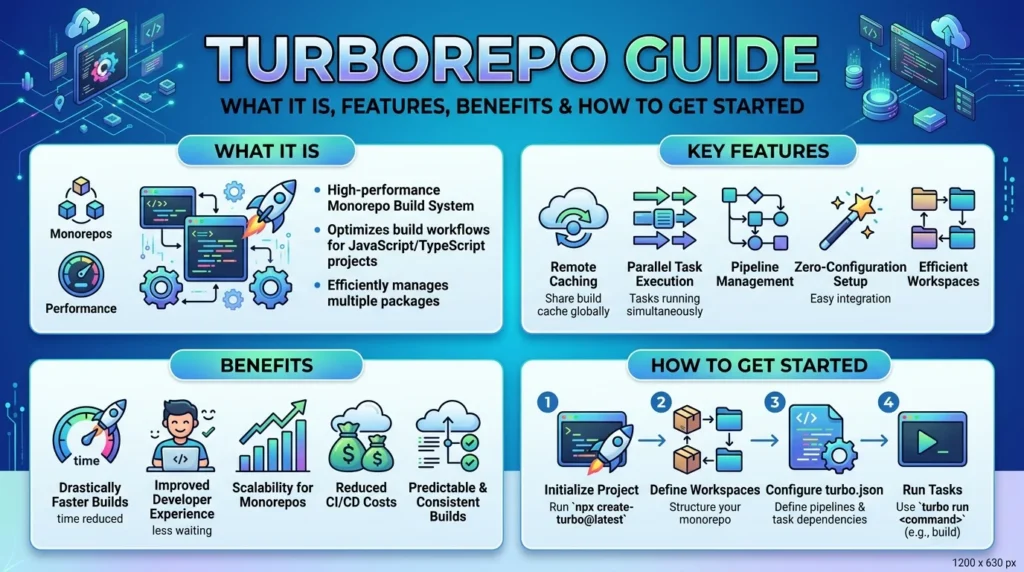 Turborepo Guide: What It Is, Features, Benefits & How to Get Started in 2026 3 Turborepo Guide Features Benefit