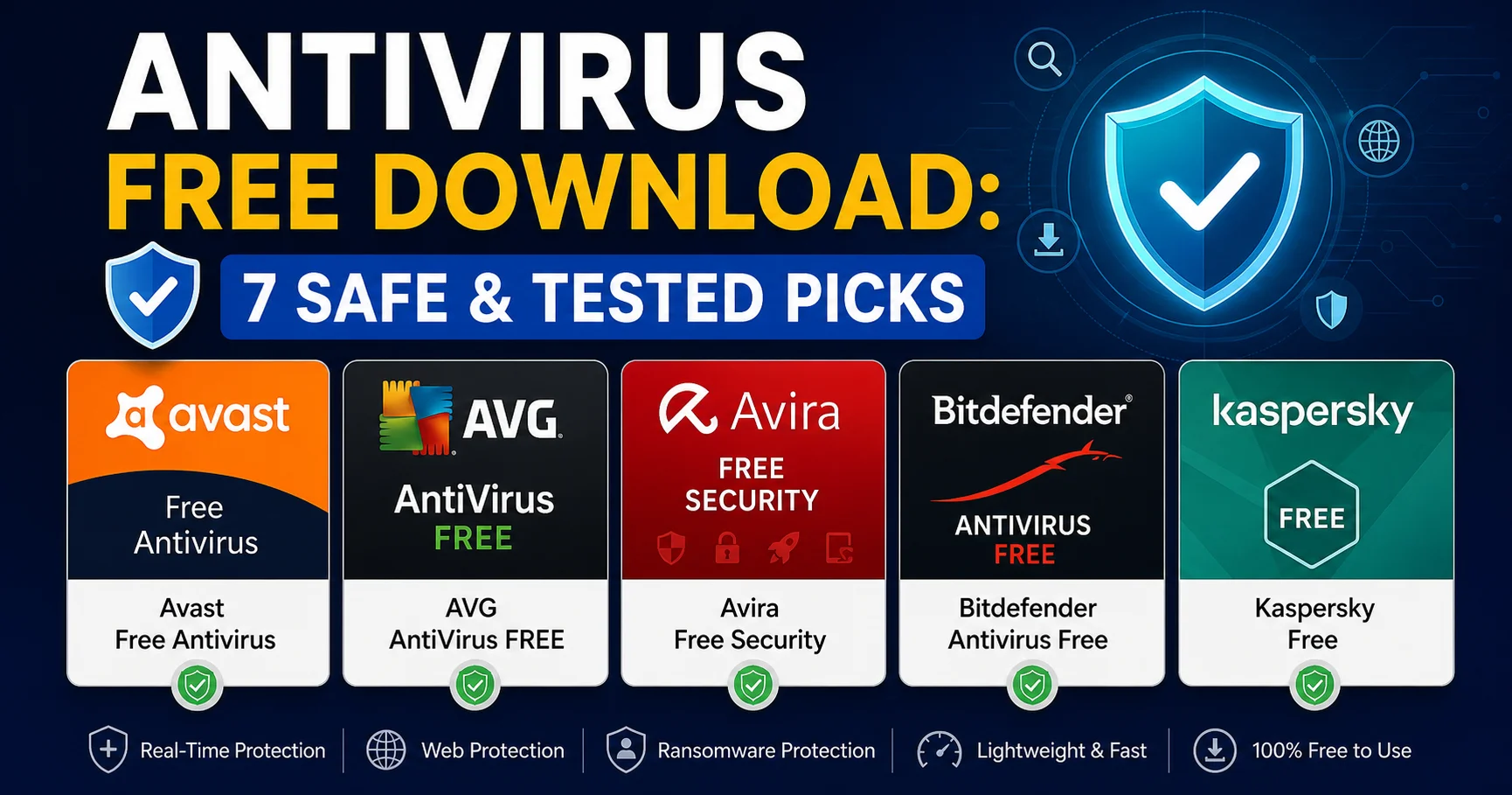 Antivirus Free Download: 7 Safe & Tested Picks for 2026 1 Antivirus Free Download