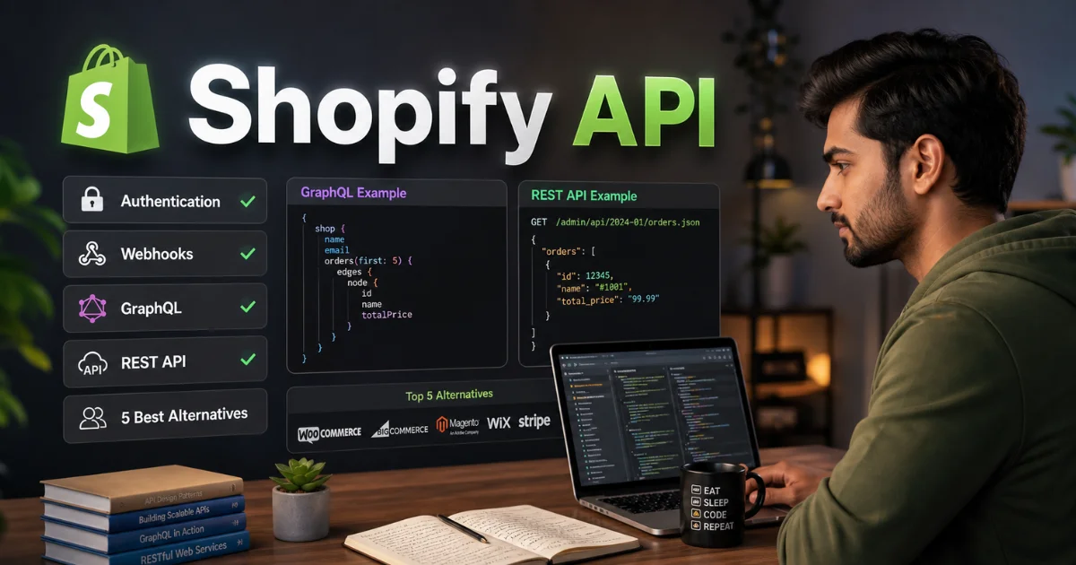Shopify API: The Definitive Guide to Authentication, Webhooks, GraphQL, REST & Top 5 Alternatives 1 Shopify API